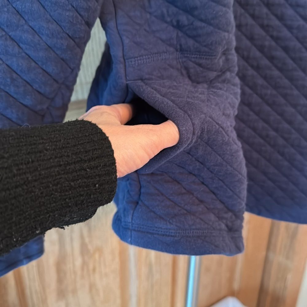 DULUTH Trading Company Quilted Snap Pullover Sweatshirt - Picture 7 of 12